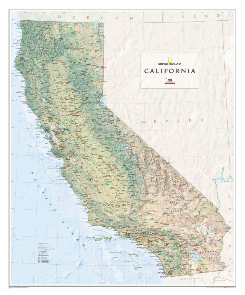 California State Map - Paper