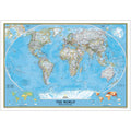 World Classic Political Enlarged Map - Laminated
