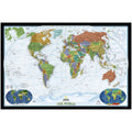 World Decorator Political Enlarged Map - Laminated