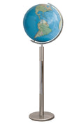 Columbus Hannover Duo Illuminated Floor Globe - 16 Inch