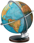 Columbus Marco Polo Illuminated Globe - 13 Inch - Wood Base