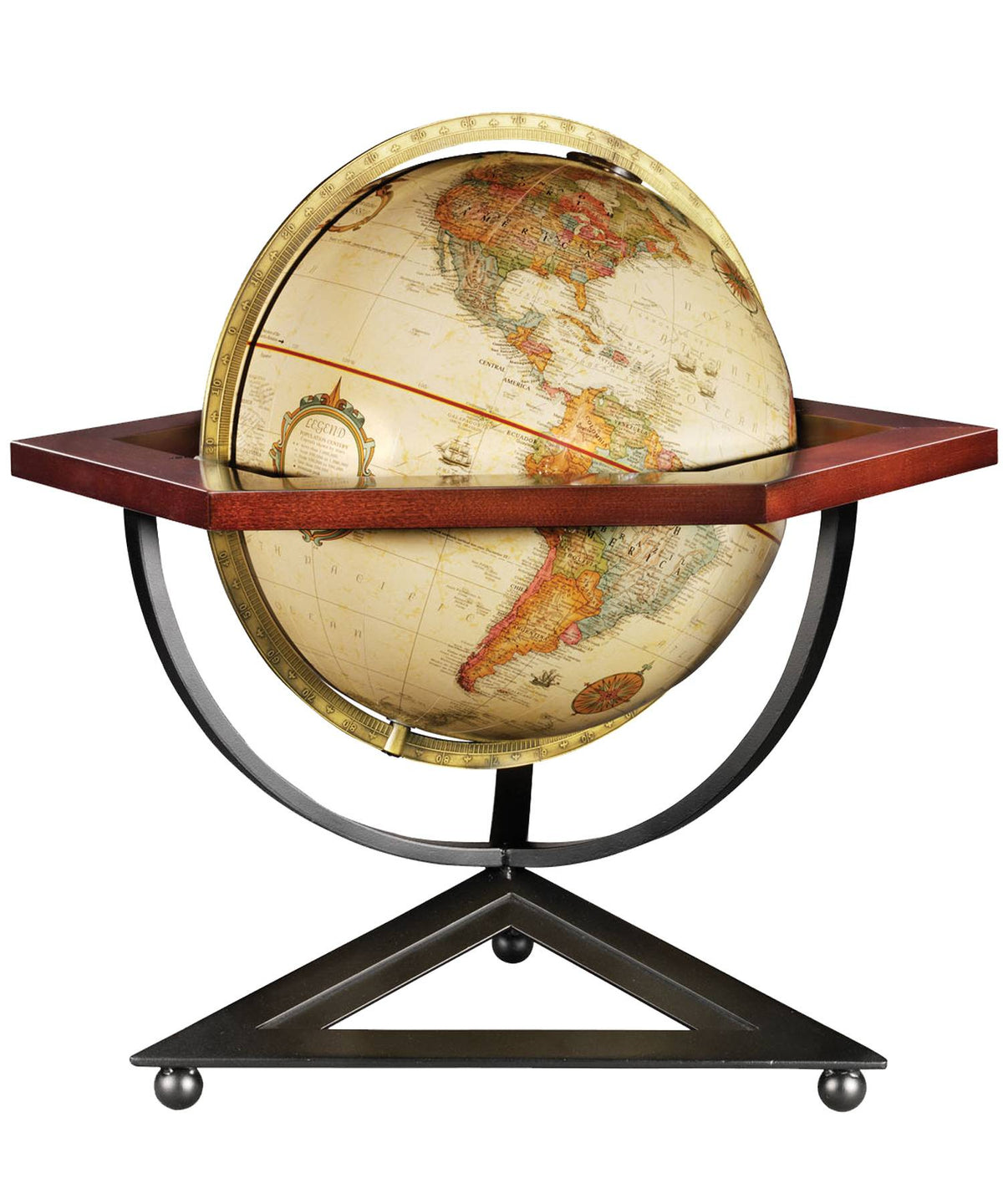 Replogle Hexagon Frank Lloyd Wright Desktop Globe - 12 Inch