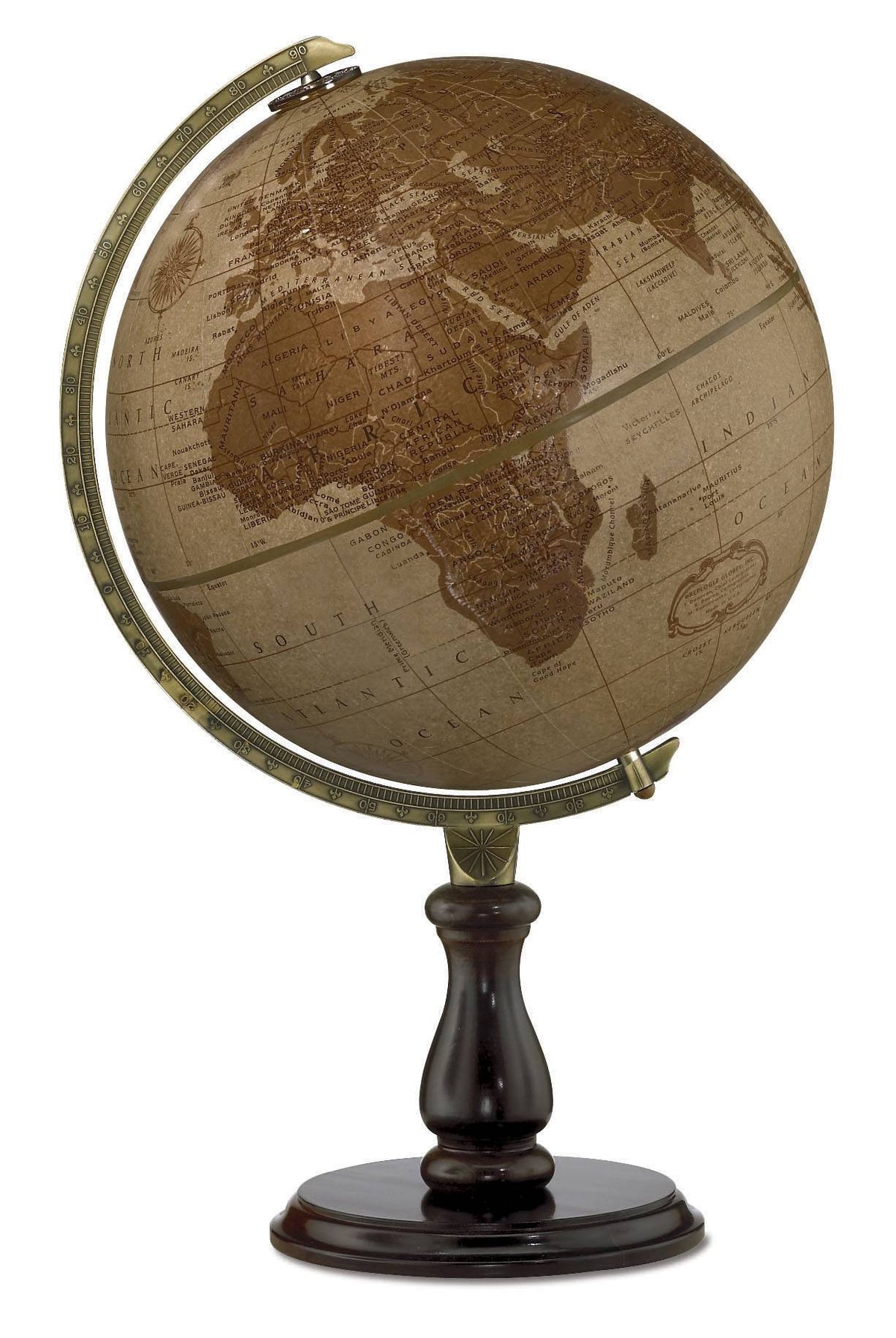Replogle Leather Expedition Desktop Globe - 12 Inch