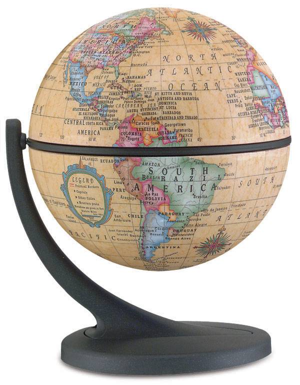 Replogle Wonder Antique Ocean Globe - 4.3 Inch