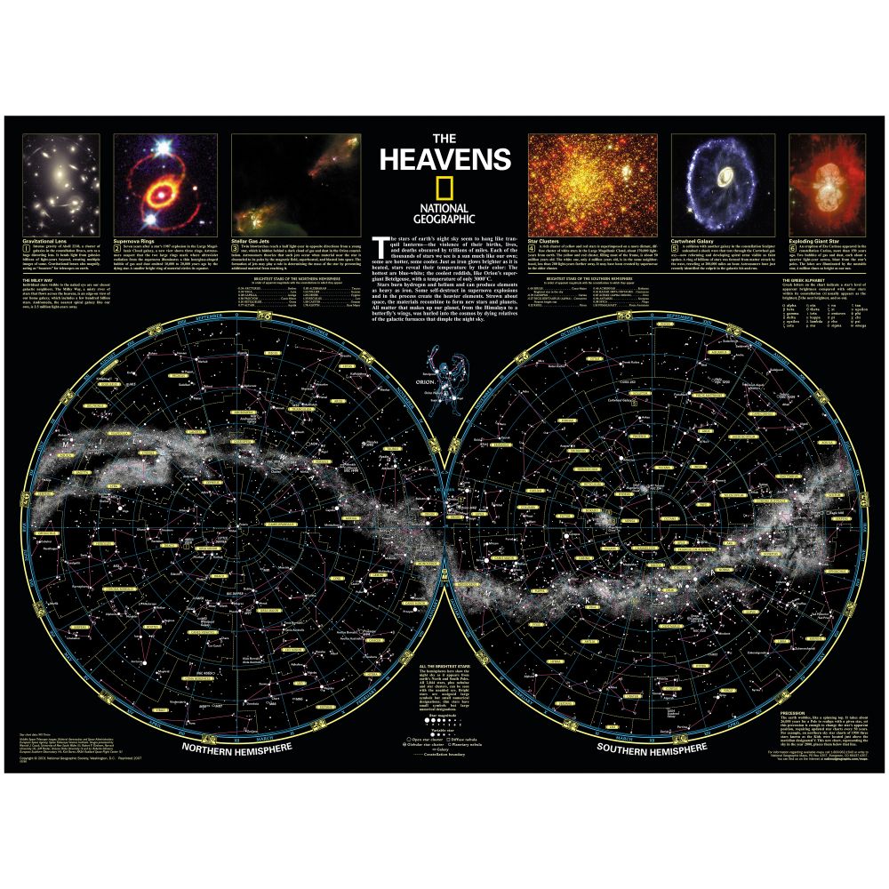 The Heavens Map Paper