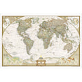 World Executive Political Enlarged Map - Paper
