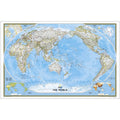 Pacific Centered World Classic Map - Enlarged Paper