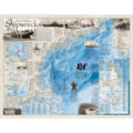 Shipwrecks of the Northeast Map - Paper